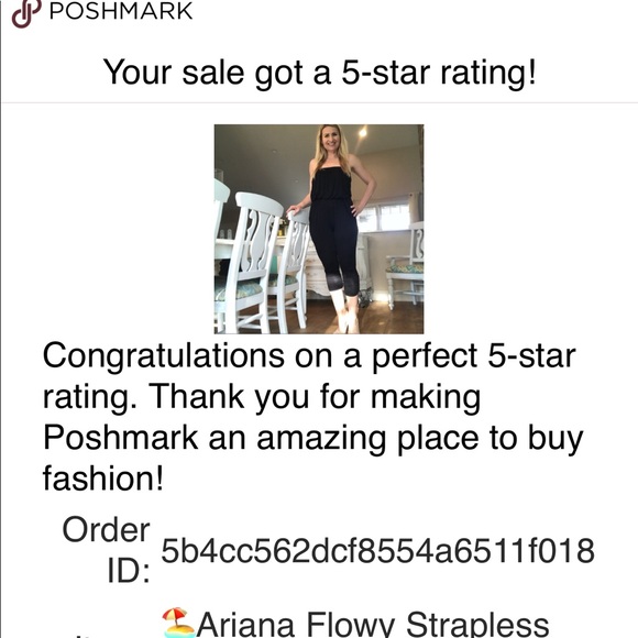 Classic Flowy Strapless Romper 1 Left - Picture 6 of 6